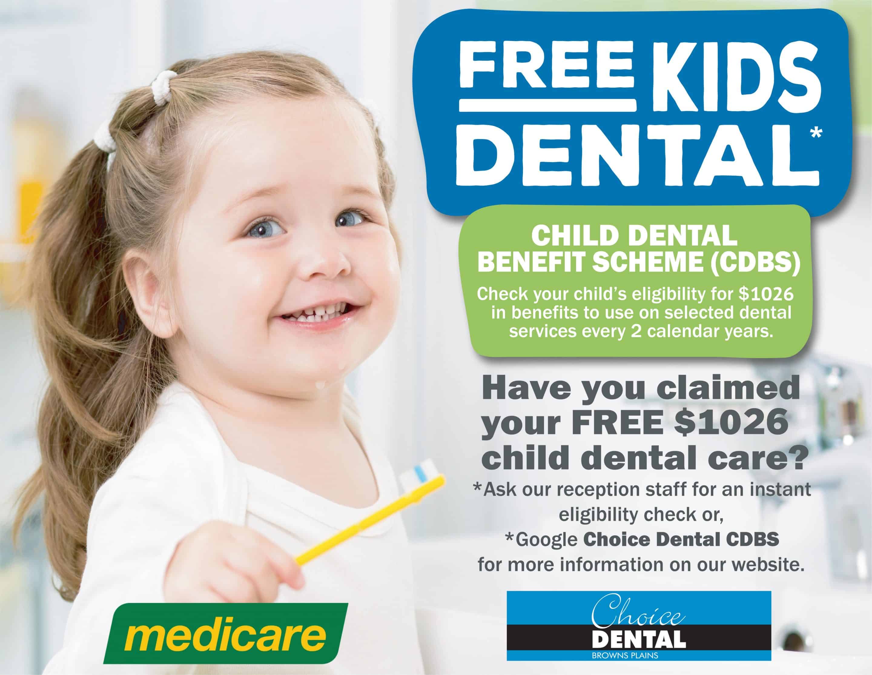 Free Kids Dentist Through Child Dental Benefits | Browns Plains